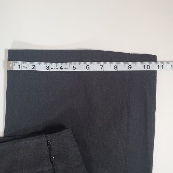 CAbi Women’s Trouser Size 10 Gray Ponte Knit Wide Leg Pants Slacks Classic - Picture 11 of 11